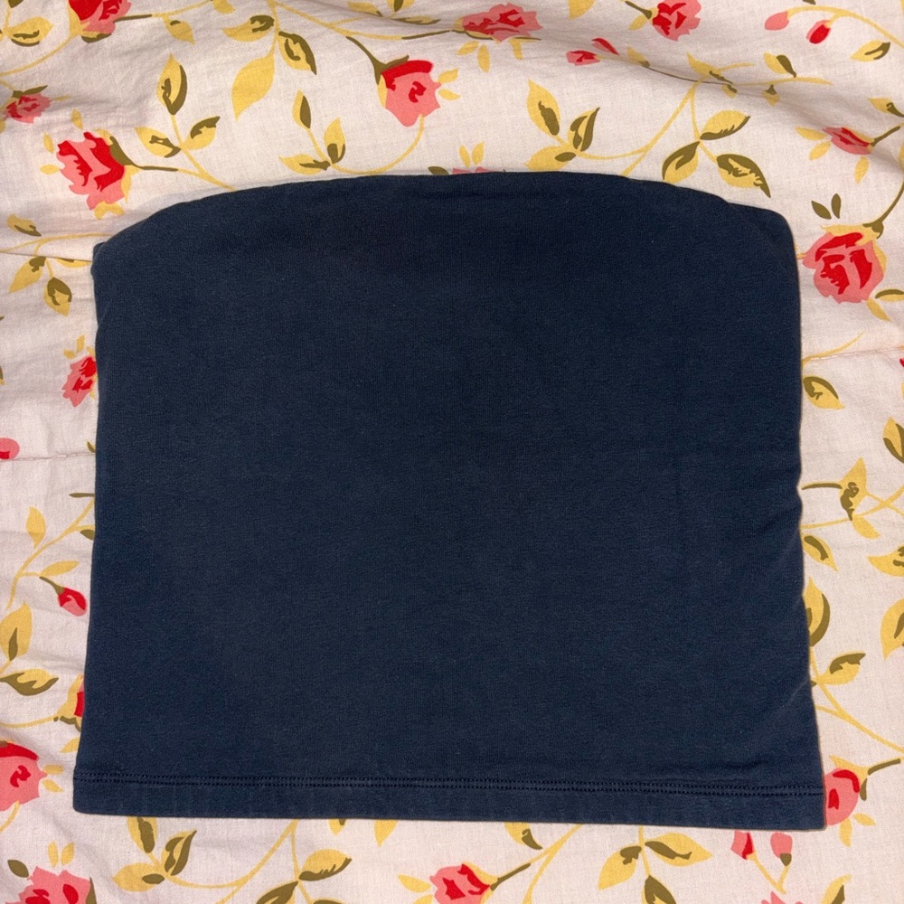 navy brandy melville tube top
